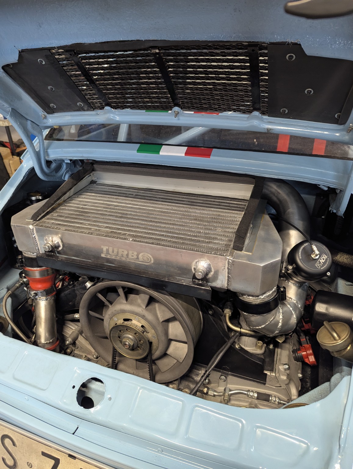 Intercooler posteriore